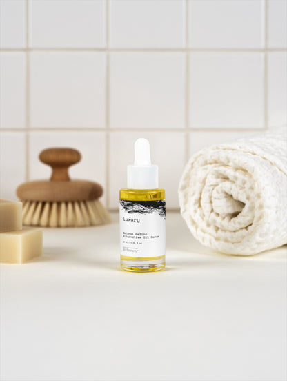 Natural Retinol Alternative Face Oil Serum - Retinol Alternative Bakuchiol Face Oil Serum, Bakuchiol Oil Facial Oil