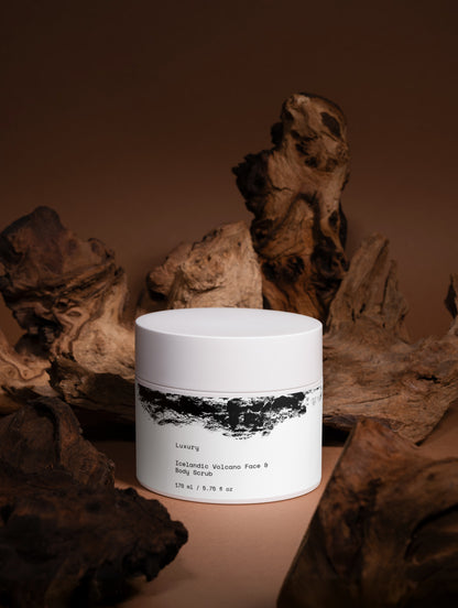 Volcanic Sand Face & Body Scrub – Creamy Exfoliator
