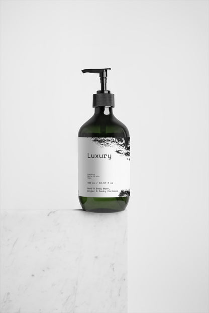 Hand & Body Wash, Ginger & Smoky Cardamom