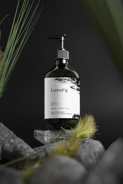 Hand & Body Wash, Patchouli & Amber Vanilla