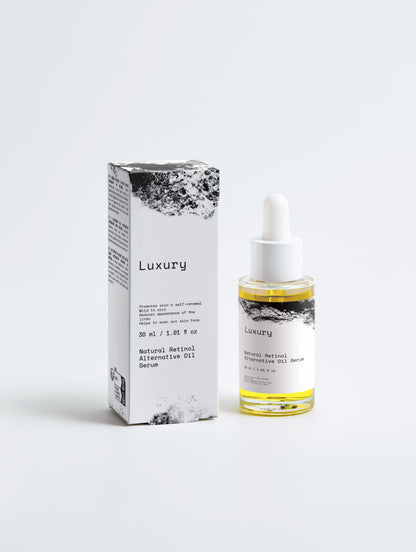 Natural Retinol Alternative Face Oil Serum - Retinol Alternative Bakuchiol Face Oil Serum, Bakuchiol Oil Facial Oil